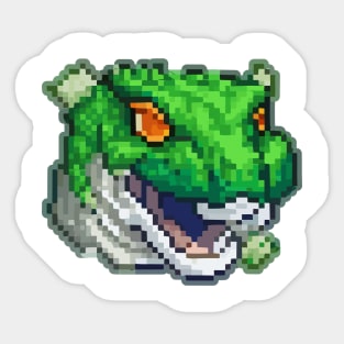 Head animal pixel art Sticker